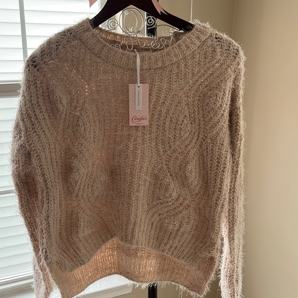 Candies Fuzzy Sweater - Picture 2 of 2